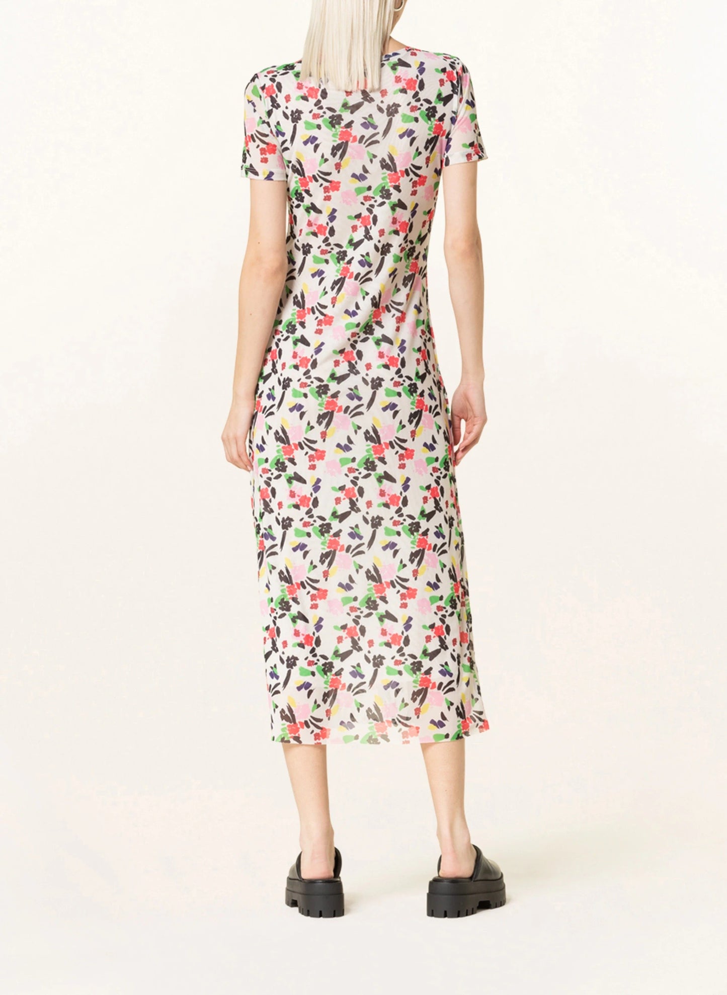 Tree And Horse Garden Midi Dress