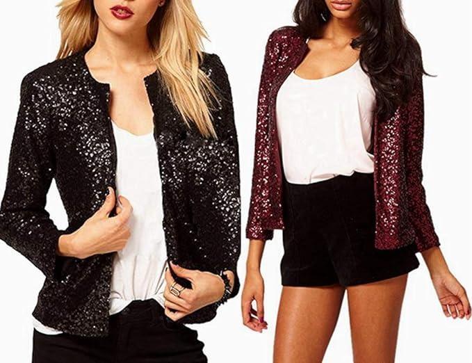 Silver Sequin Bolero Jacket