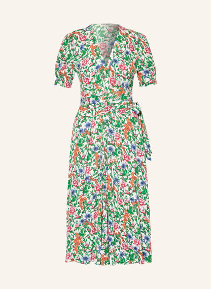 DVF Floral Print Wrap Dress