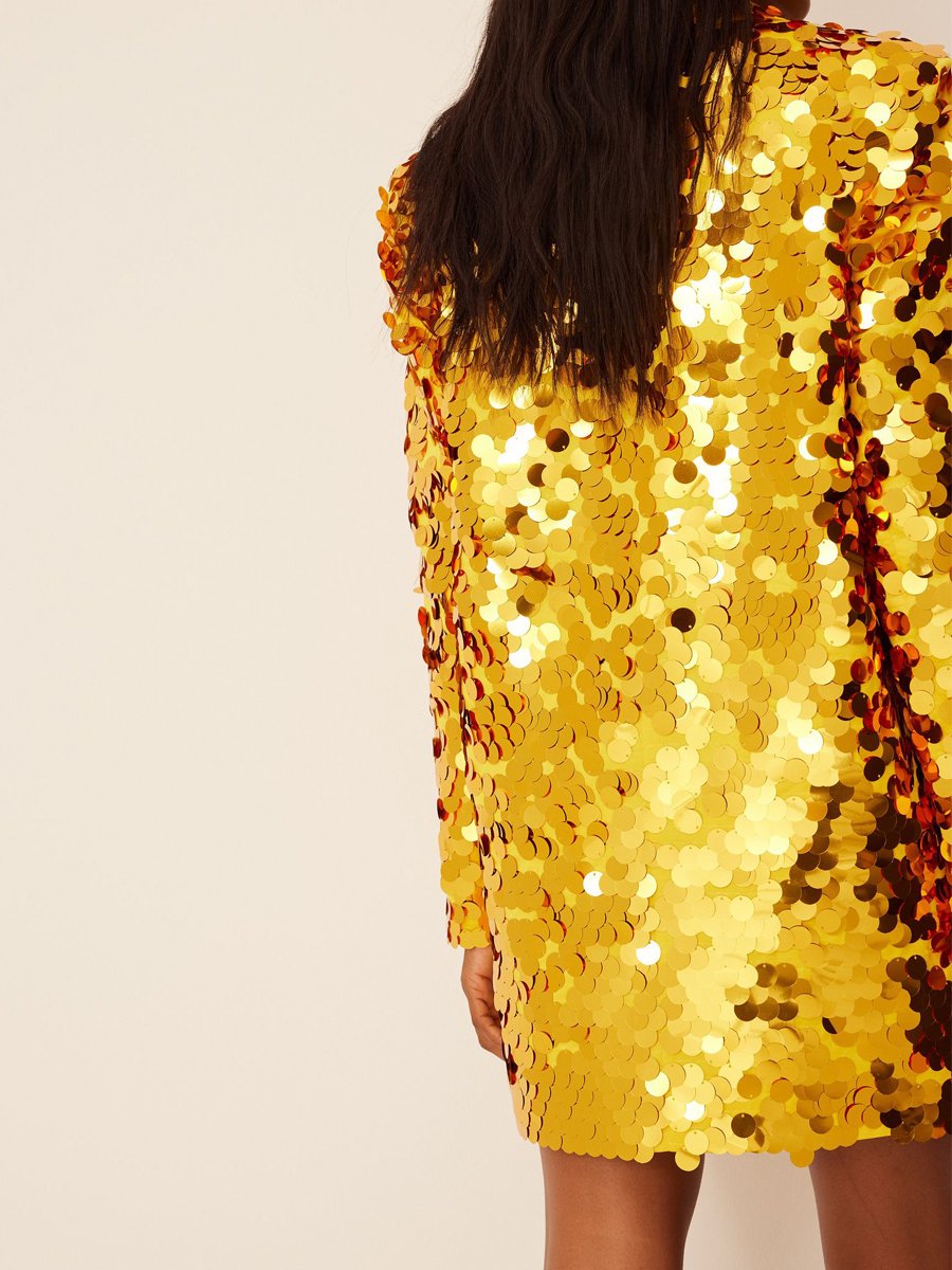 Big Sequin Blazer Dress