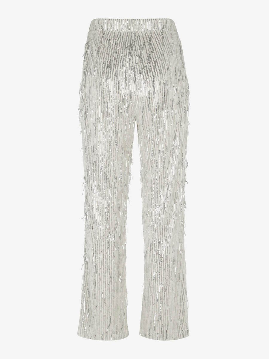 Sequin Fringe Pants