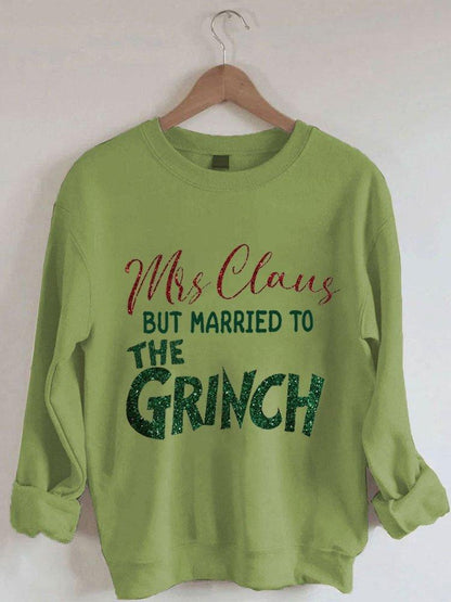 Mrs. Claus But Married To The Grinch Shirt