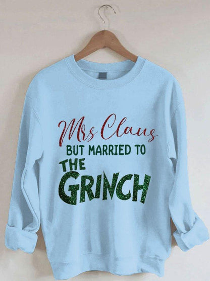 Mrs. Claus But Married To The Grinch Shirt