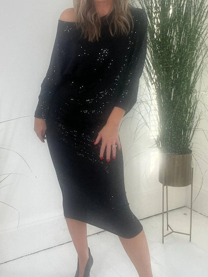 Sequin Midi Dress For Events