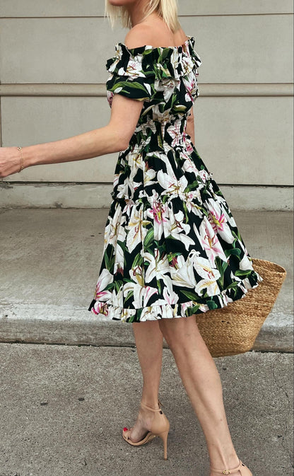 Lily Floral Summer Vacation Dress