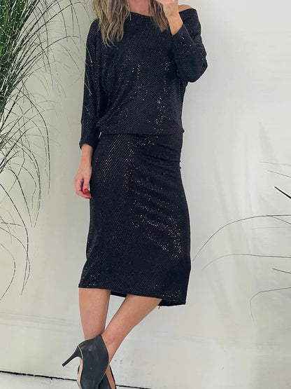 Sequin Midi Dress For Events