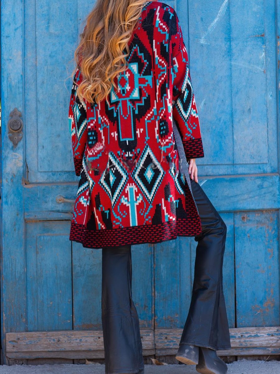 Ethnic Knitted Cardigan
