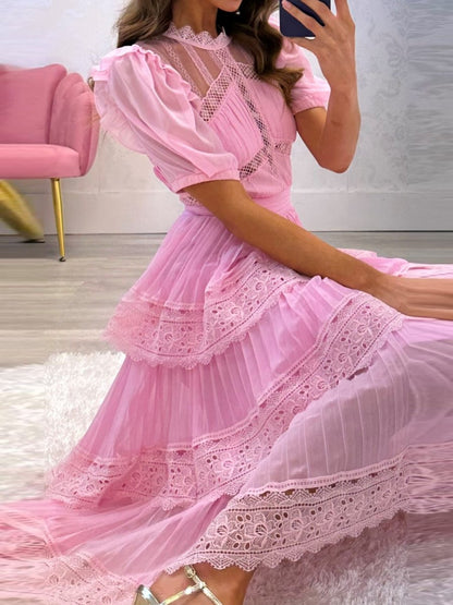 Stunning Lace Midi Dress