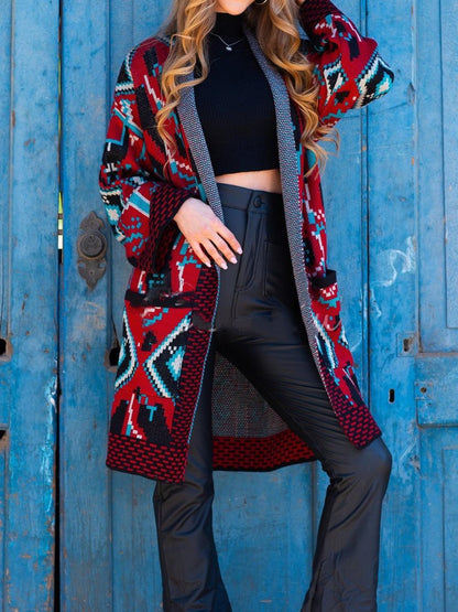 Ethnic Knitted Cardigan